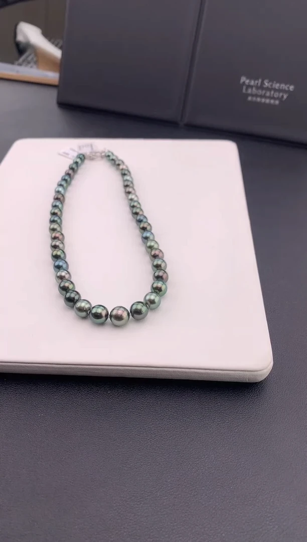 颈饰海水珍珠银S925镶嵌 大溪地海水珍珠项链