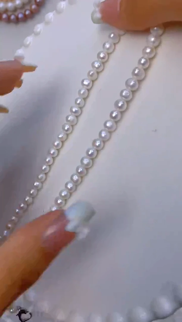 淡水珍珠未镶嵌颈饰34A