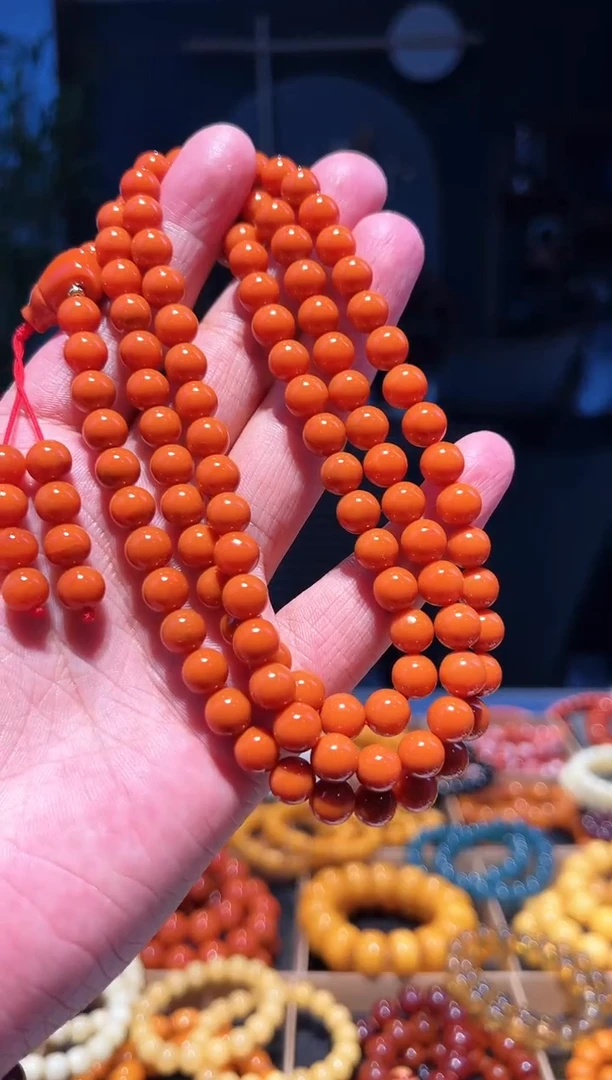 手串未镶嵌南红玛瑙8+108多圈