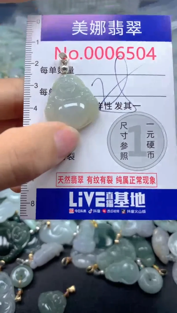 颈饰未镶嵌翡翠6504