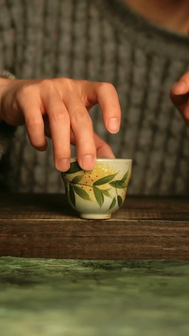 瓷器青诗集手工手绘瓷器