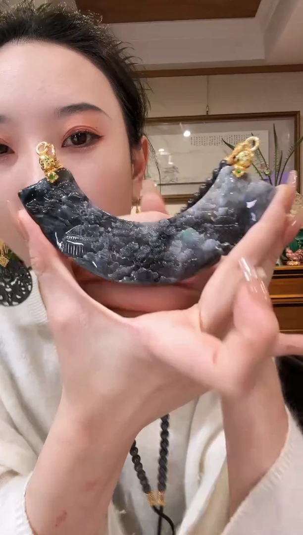 【闪购商品】翡翠颈饰未镶嵌国风