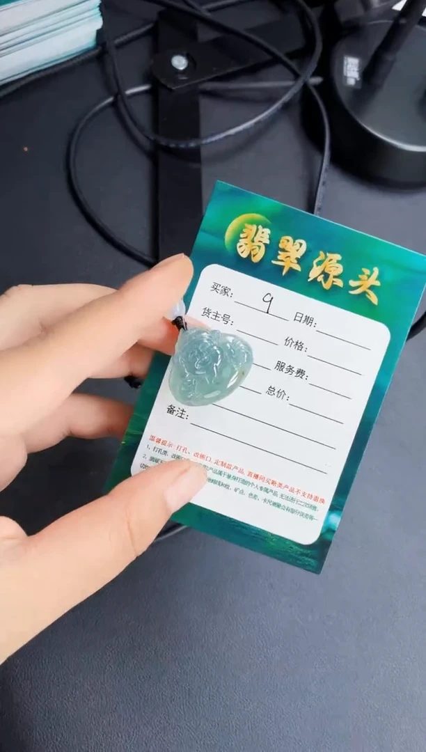 翡翠未镶嵌颈饰DLZ25072509