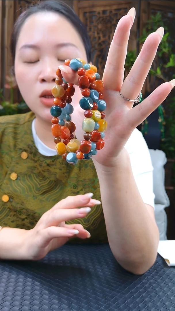 项链未镶嵌翡翠多彩手链