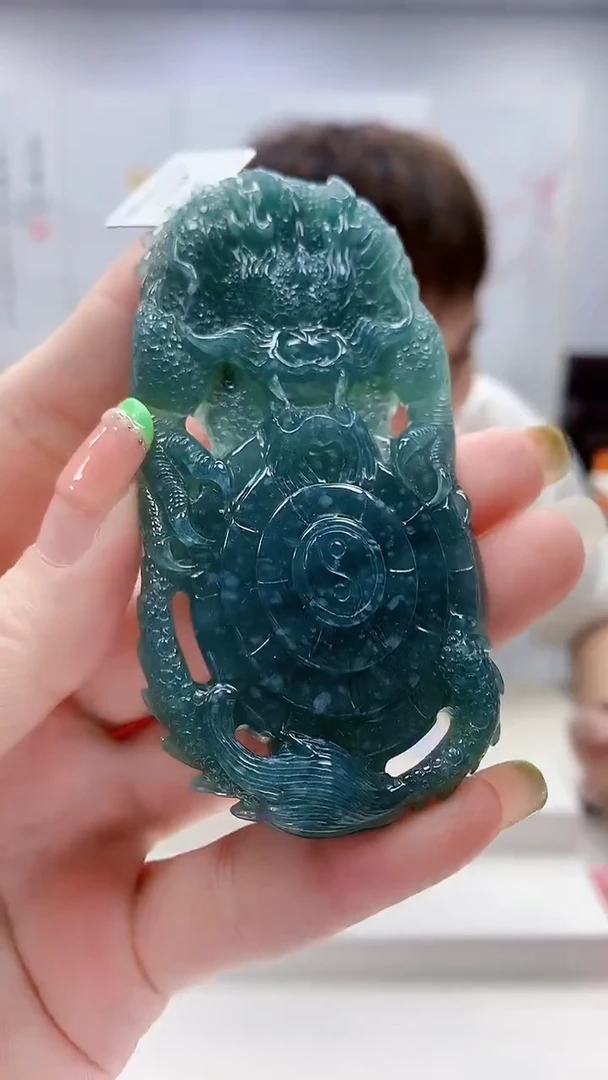 未镶嵌定制翡翠4868ry-毛货挂件86
