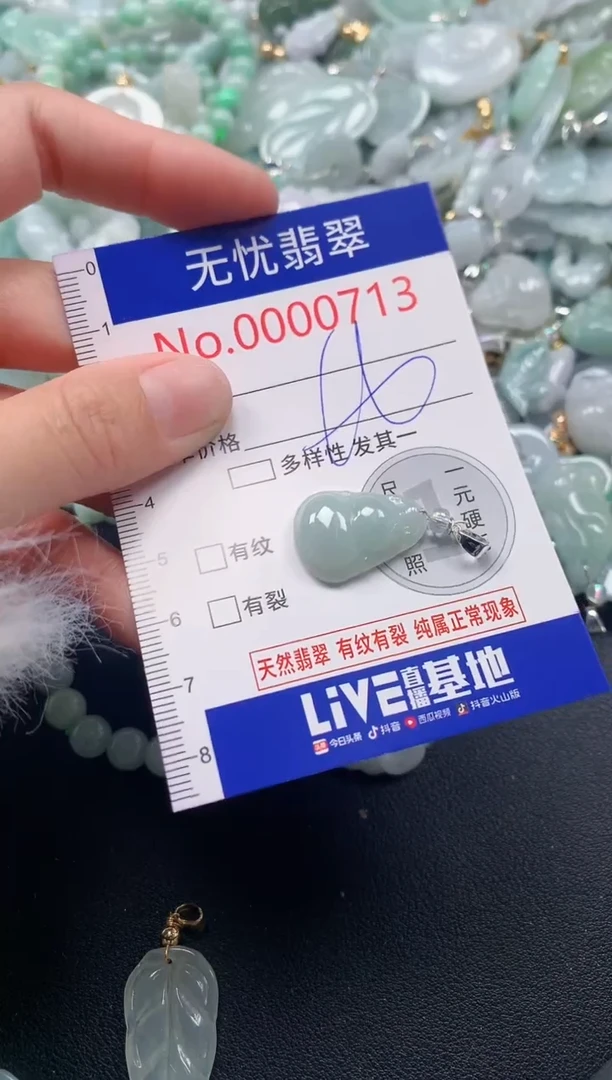 吊坠(不含链)未镶嵌翡翠713
