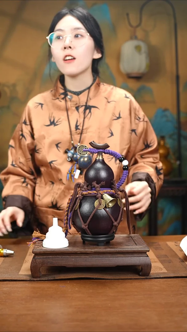 YS061网兜款大漆酒葫芦（现货现发）