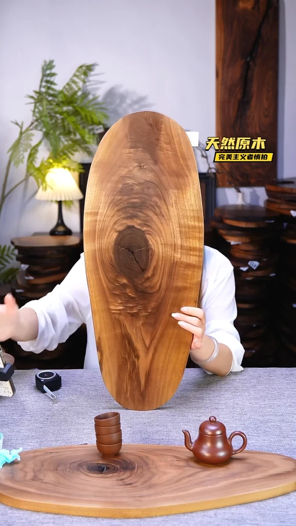 木北美黑胡桃原木.干裂疤结不属于商品质量问题完美主义者慎拍