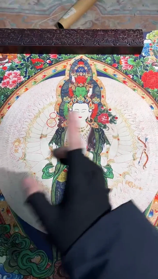 卷轴画天天的唐卡tk160