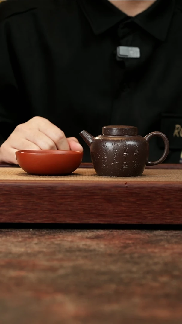 【闪购商品】紫砂茶壶古紫泥大彬汲泉