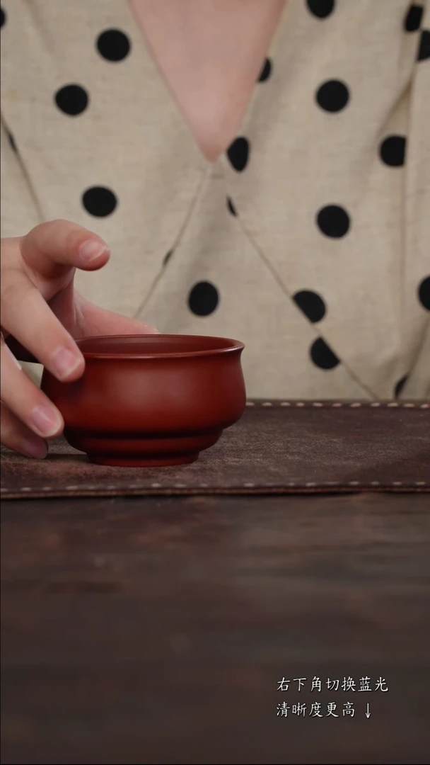 茶杯紫砂福利紫砂朱泥叠叠