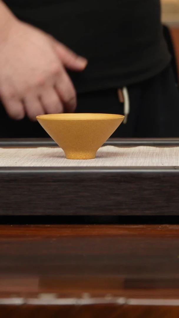 【闪购商品】紫砂茶壶黄金段斗笠杯