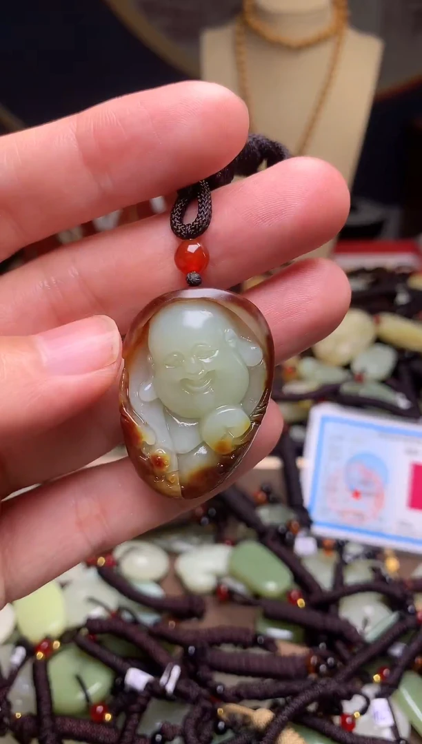 颈饰未镶嵌和田玉新疆料青海料清水和田玉吊坠