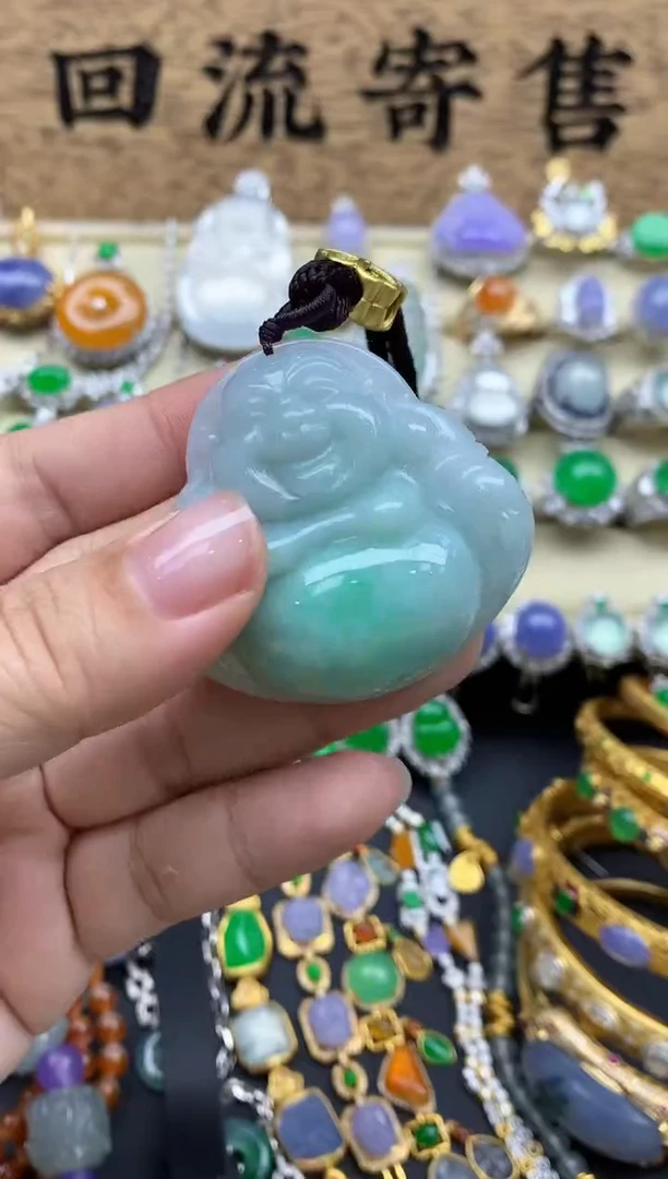 翡翠未镶嵌颈饰100-春日珠宝