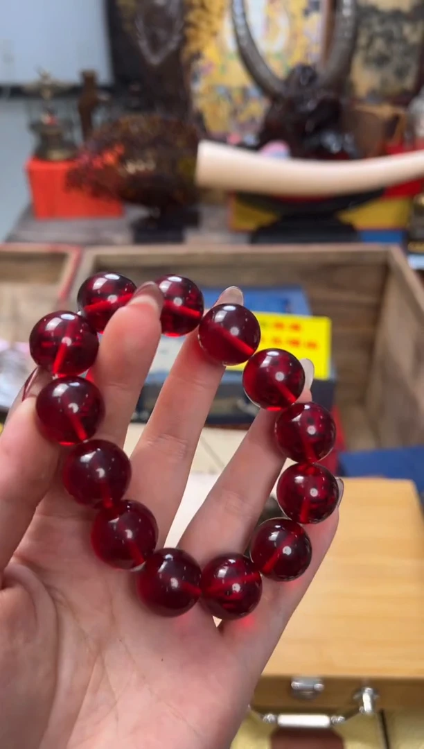 【闪购商品】血珀颈饰未镶嵌——————————