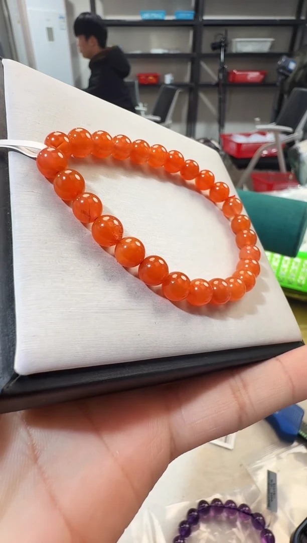 未镶嵌手链南红玛瑙晶1244 约7mm