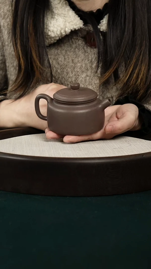 【闪购商品】紫砂茶壶天青泥德钟壶