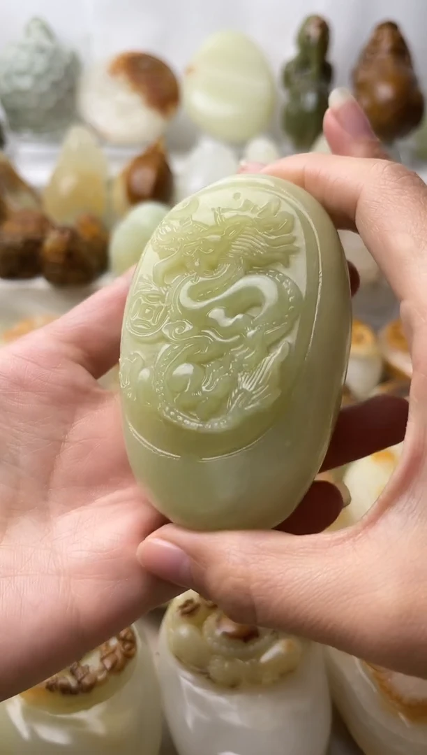 石材古青石棉纹正常不退换盘龙