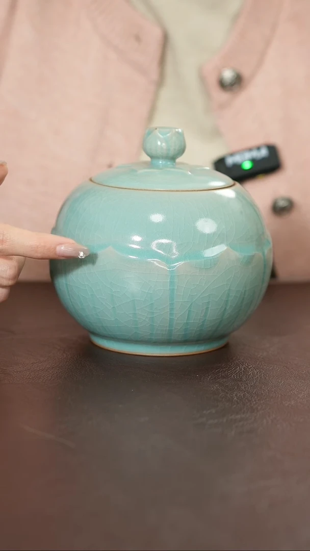 摆件汝宋汝瓷原产地原矿釉汝瓷