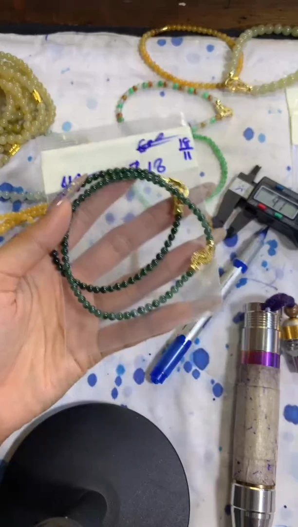 未镶嵌珠串定制翡翠天然缅甸翡翠 多样性发货