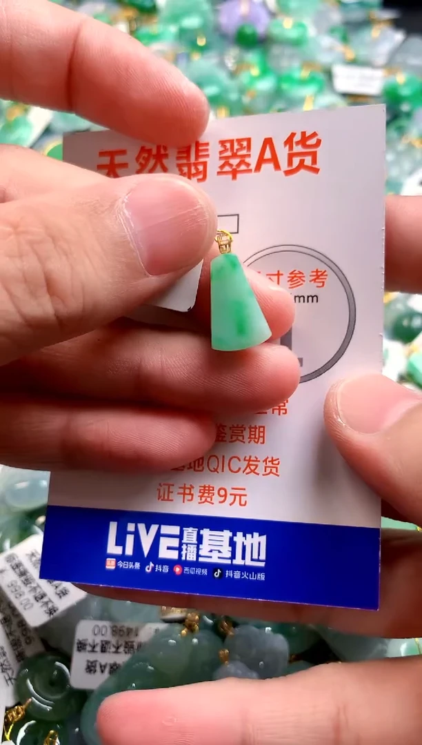 颈饰18K金镶嵌翡翠0029915583