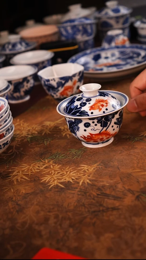 景德镇手工手绘茶器-126