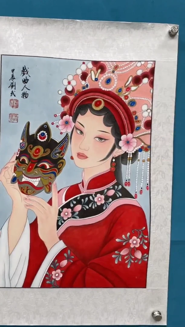 国画闪电购刘武绘画8