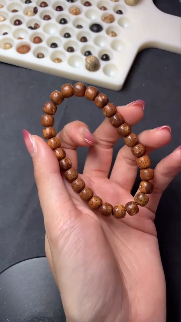 【闪购商品】星月菩提手串精工级浅珀桶珠8.5*7.5手串