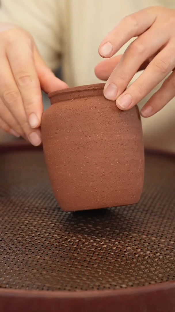 茶壶紫砂茶叶罐 （带木塞）