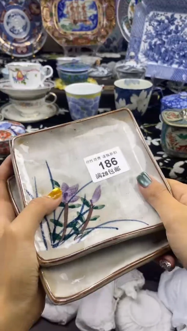 瓷片九****梦瓷色工艺品品品品186