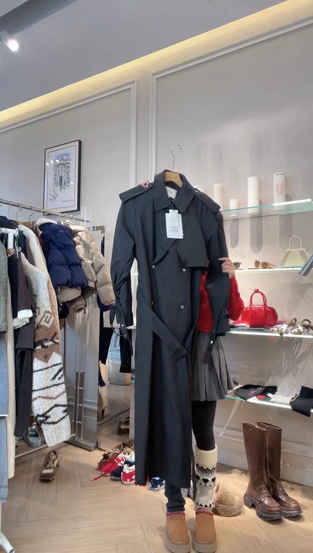 avvenn 长款风衣m码 原价2690