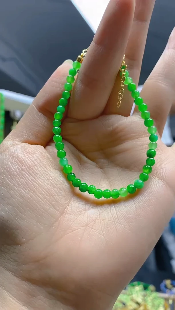 翡翠合金耳饰0299翡翠手链