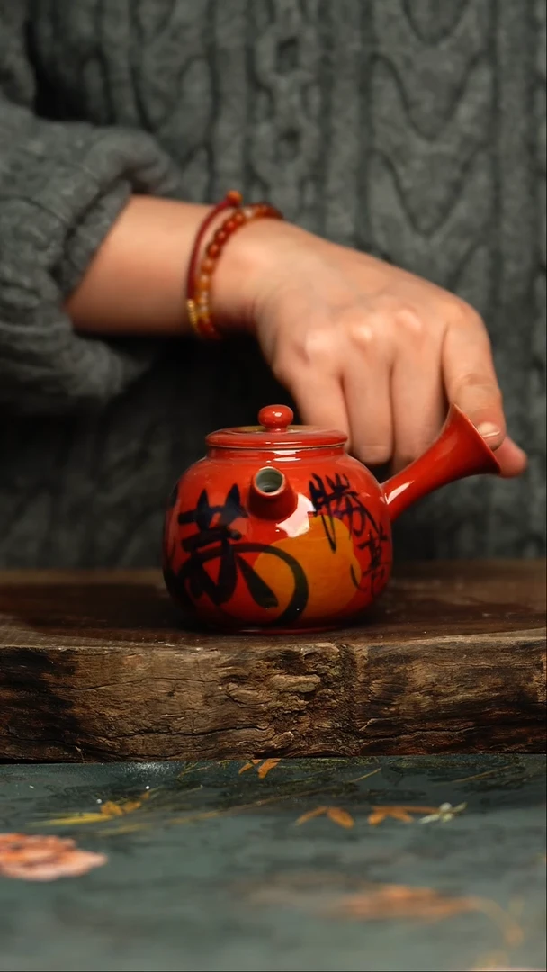 【闪购商品】杯杯釉下彩手工手绘同款陶器