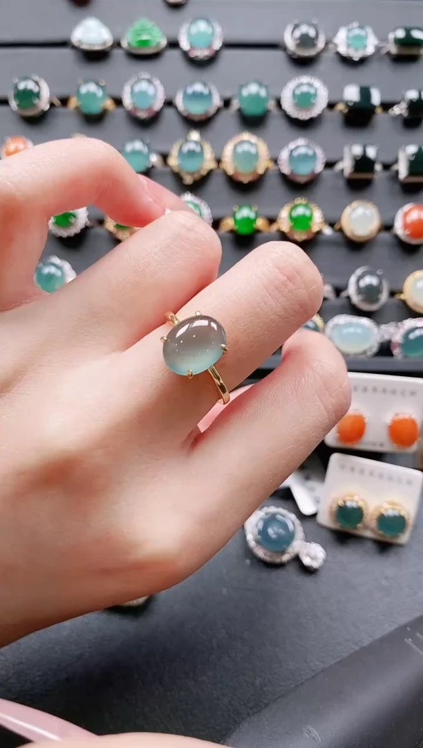 【闪购商品】翡翠戒指银S925镶嵌11111111