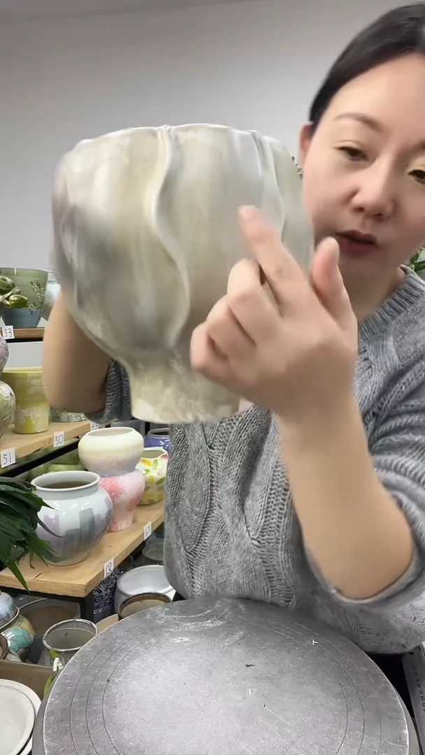 11.10陶瓷花盆直播链接高.   20  口15