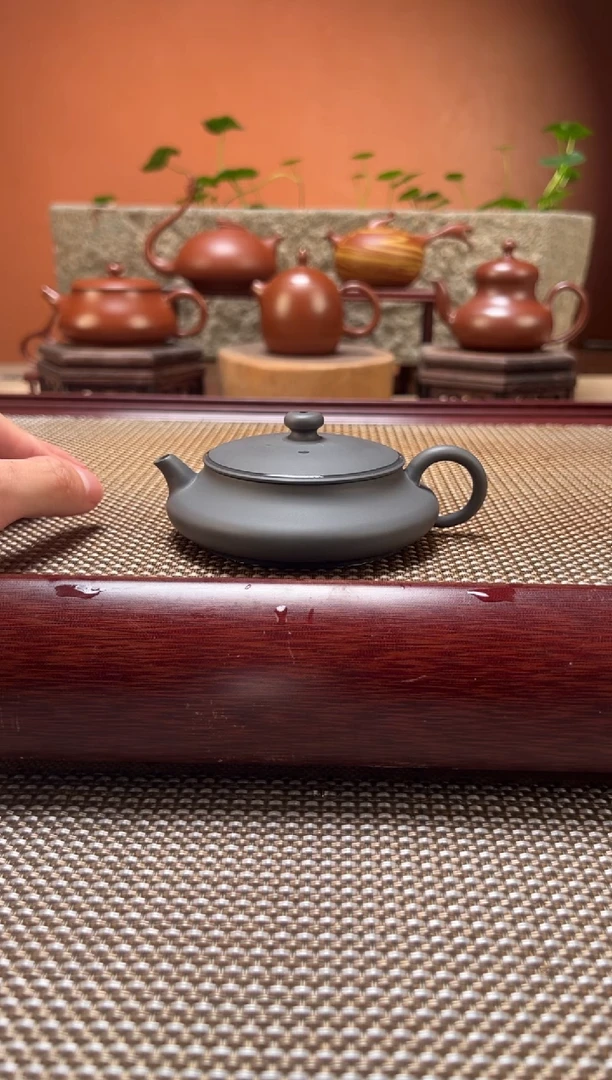 茶壶紫砂柴烧草木灰 扁明炉 纯手制