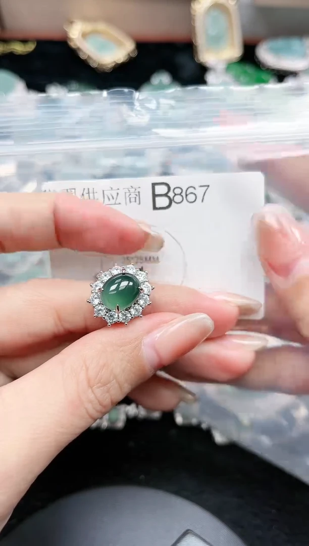 【闪购商品】翡翠颈饰未镶嵌赠皮绳867
