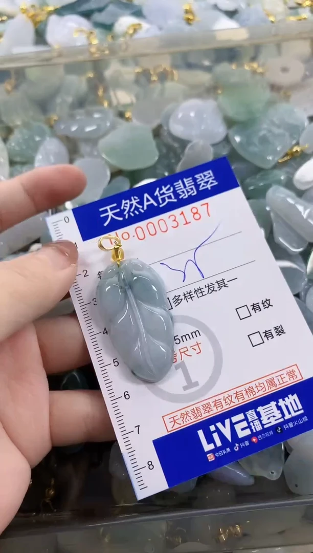 颈饰未镶嵌翡翠天然A货翡翠