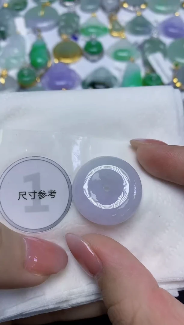 颈饰未镶嵌翡翠天然缅甸翡翠A货百元以上9元证书费自理