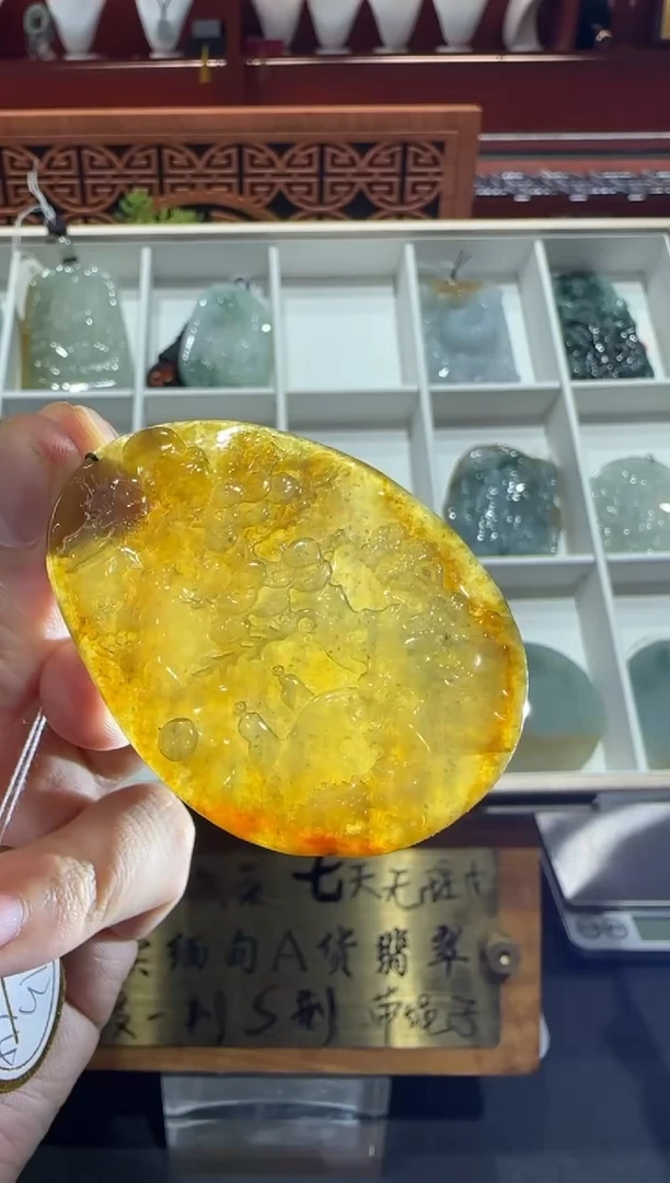 未镶嵌挂件翡翠A货翡翠多样性孤品