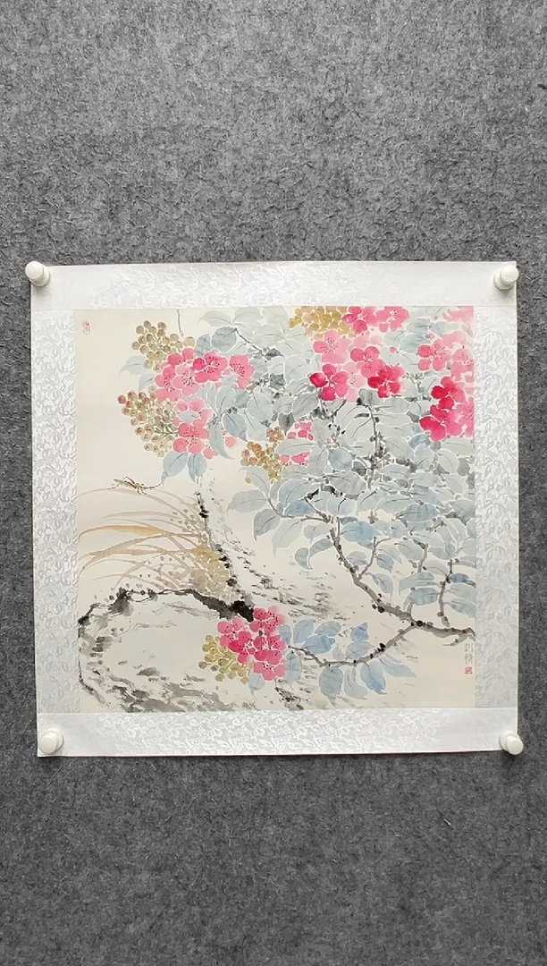 国画邹训精-4平尺-国画作品