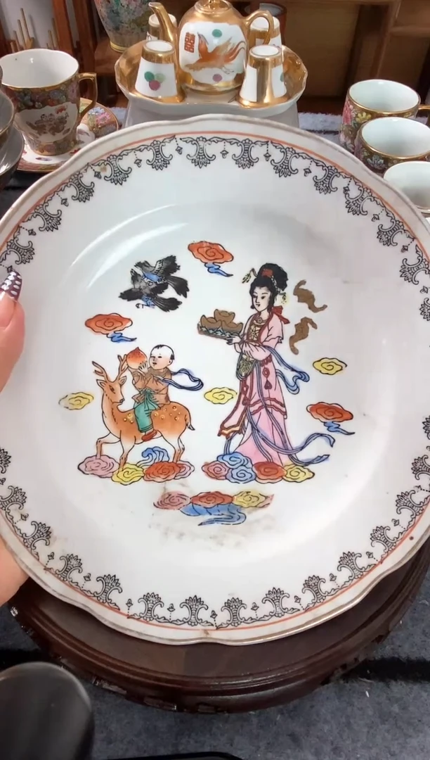 其他微瑕景德镇窑厂瓷摆件单件