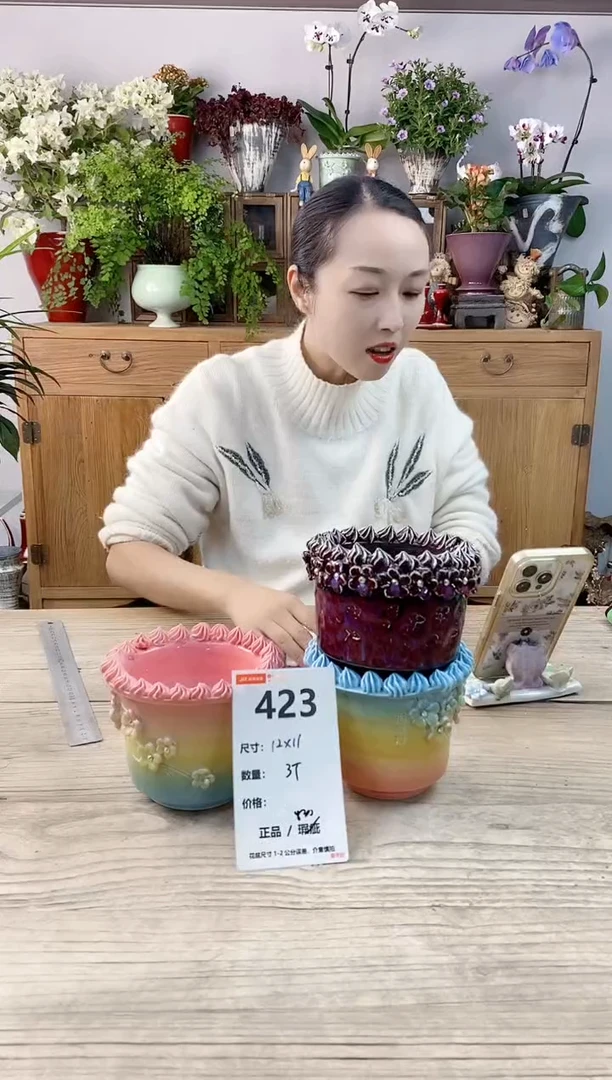 小玩子花盆直播编号423