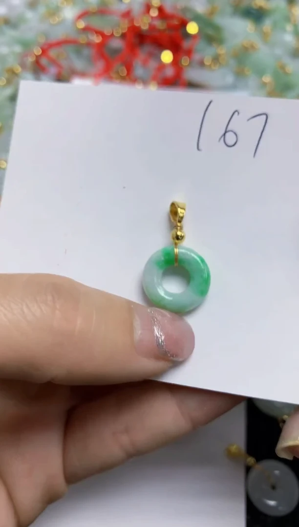 【闪购商品】翡翠颈饰合金  天然A货翡翠