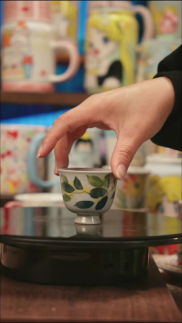 摆件陶景德镇手工手绘杯