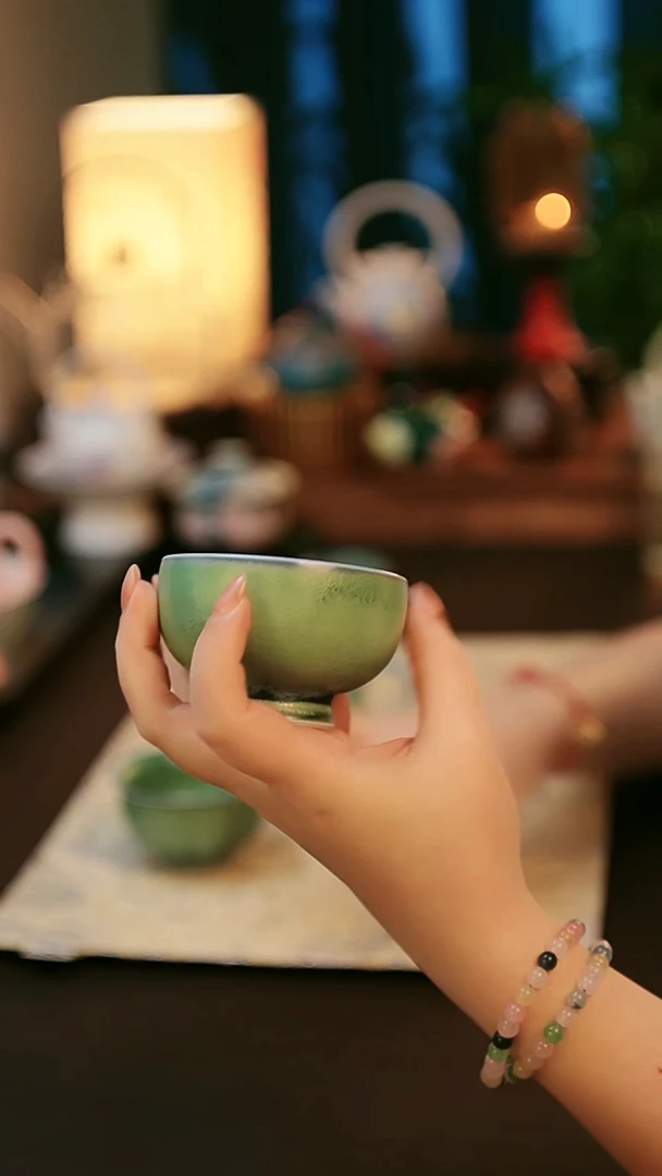 青云茶斋陶瓷茶具楚门窑变圆口杯