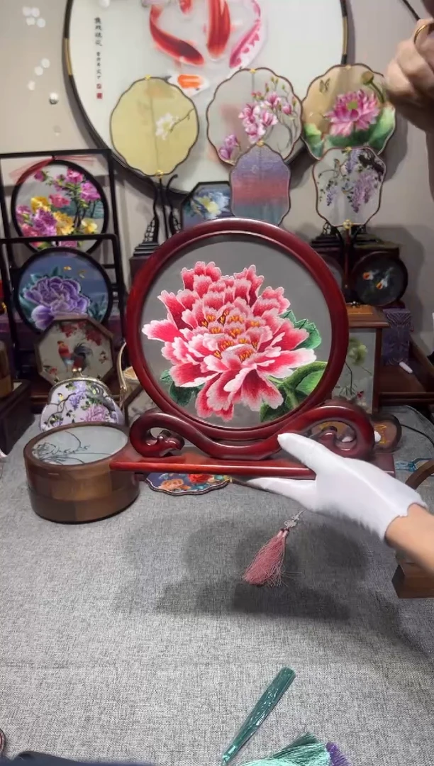 织绣纯手工双面绣