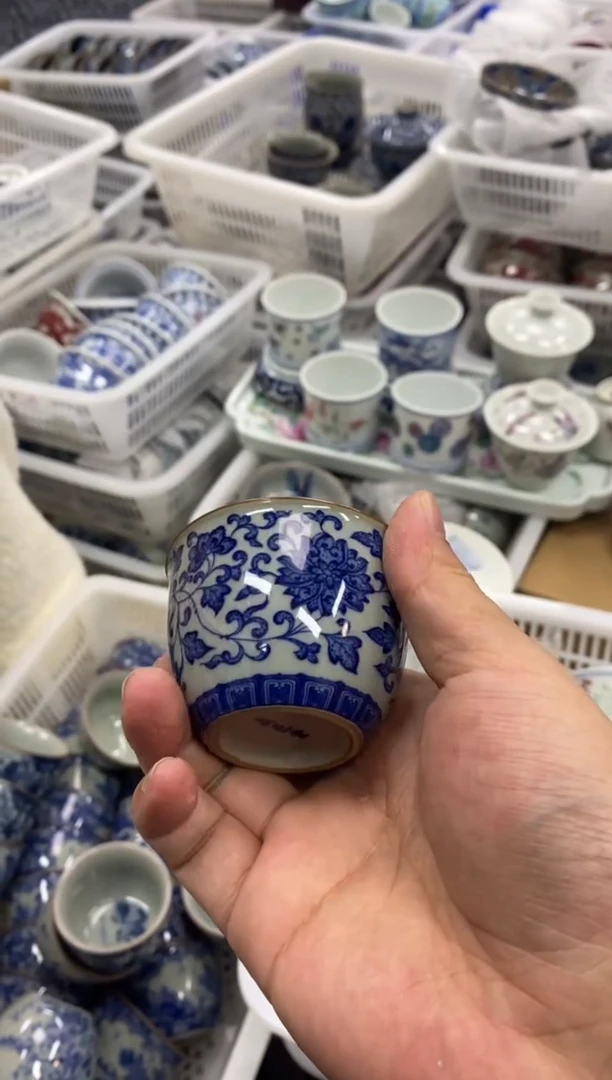 摆件陶景德陶瓷茶具容量约50