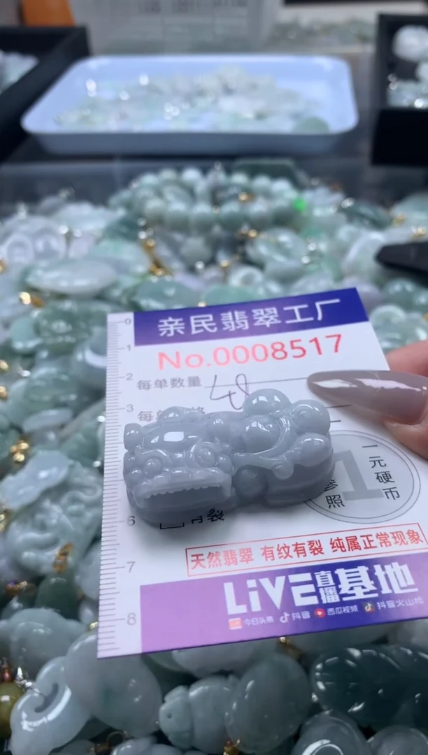 颈饰未镶嵌翡翠8517