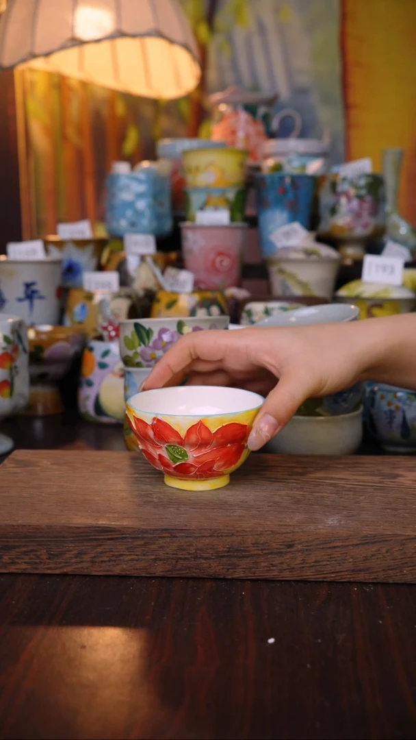 摆件泥垚手作 景德镇手工手绘器物